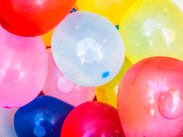 istock Multicolored water balloons, ready for a water fight or war 1280890173