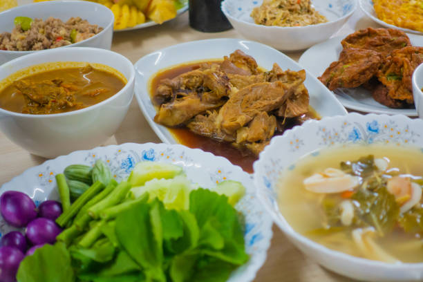 istock Many Thai food on the table, ready to eat 1280890431