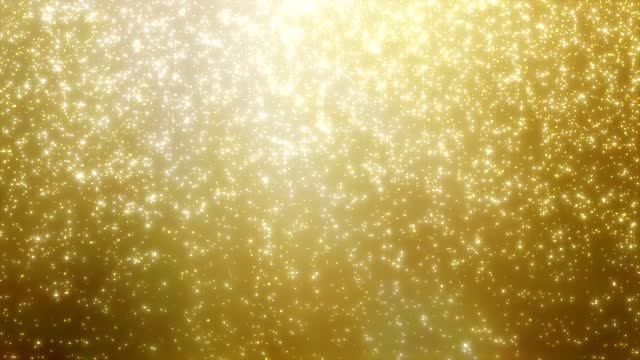 Luminous golden particles