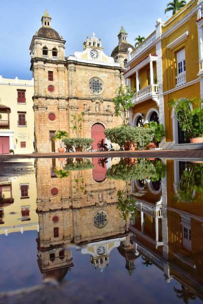 istock Reflection of a church 1280900659
