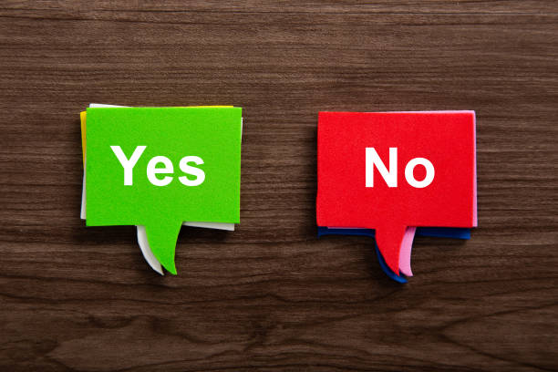istock text yes or no on speech bubble on wooden background 1280905284