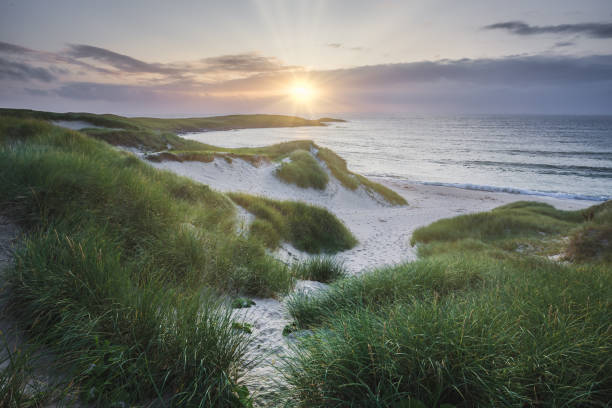 istock Beach at Baleloch during sunset, North Uist, Outer Hebrides, Scotland 1280910662
