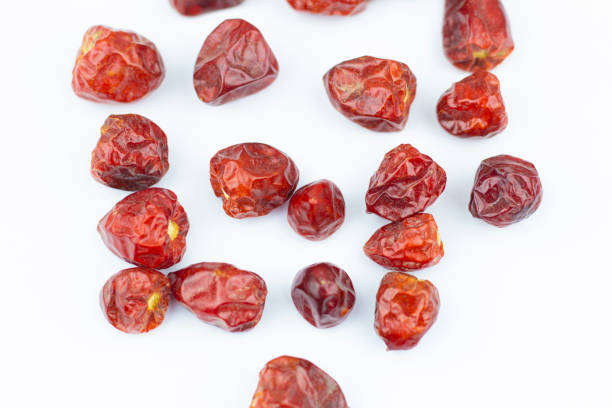 istock Dried whole round Challis from low perspective isolated on white 1280915492