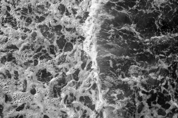 istock black and white view of the foaming waves 1280916421