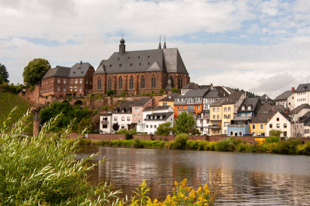 istock Saarburg with Saar in the foreground 1280919244