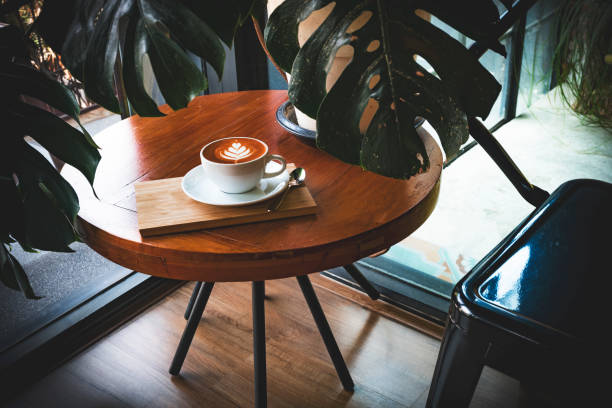 istock Cup of coffee latte art. 1280920839