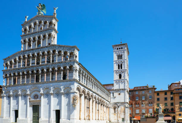 istock Lucca, the architectures of the city 1280924032