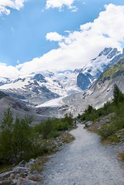 istock View of Morteratsch Glacier trail 1280924612