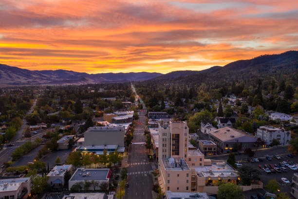 istock Aerial View of Ashland Oregon 1280926595