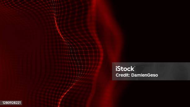 Red Development Background Abstract Red Geometrical Background Connection Structure Science ...