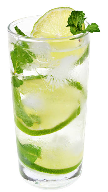 istock mojito cocktail with lime and leaf mint isolated 1280929348