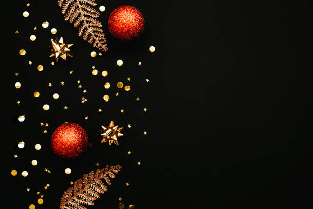 istock Christmas or New Year dark background 1280930538
