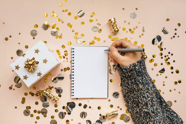 istock The girl writes goals 1280931228