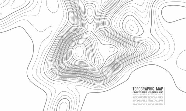 topografische naderkonturhintergrund. topo-karte mit höhe. konturkartenvektor. geographische welt topographie karte raster abstrakte vektor-illustration. bergwanderweg linie kartendesign. - topographic map compass map chart stock-grafiken, -clipart, -cartoons und -symbole