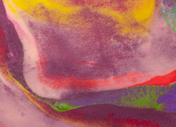 istock Pink orange yellow purple brown psychedelic marble plasticine pop art swirl pattern multi-colored texture background 1280936424
