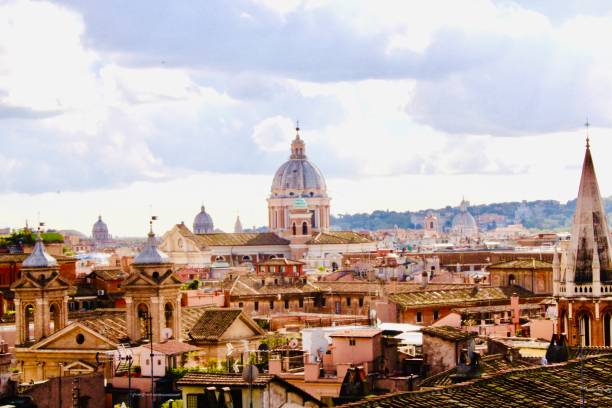 istock Rome city scenic view from top 1280939120
