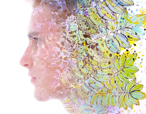 istock Paintography. A portrait combined with a painting 1280941562