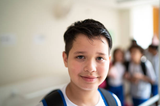istock Portrait of a happy schoolboy 1280942481