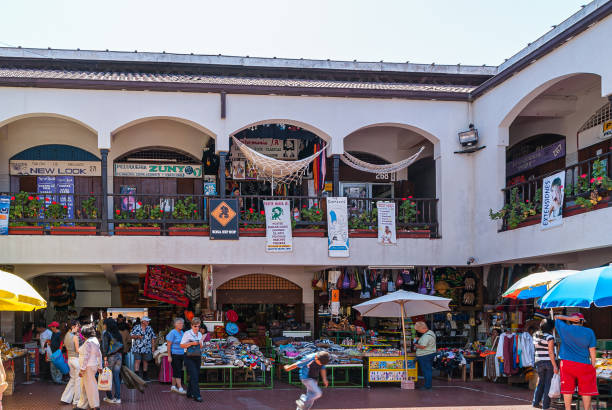 la recova handicraft market, la serena, chile. - región de coquimbo fotografías e imágenes de stock