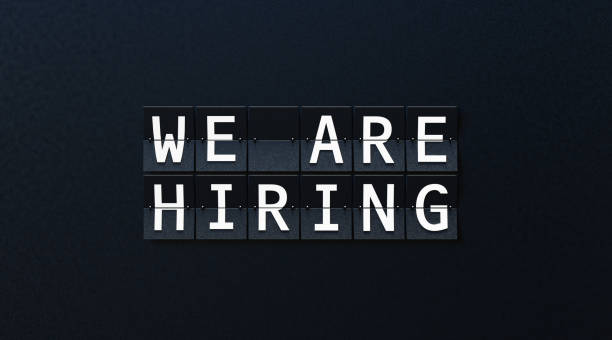 istock We Are Hiring Written Airport Billboard On Black Background 1280958207