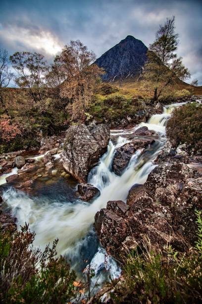 Bauchaille Etive Mor Scottish Mountain buachaille etive mor photos stock pictures, royalty-free photos & images