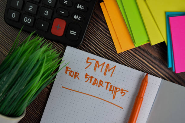 istock SMM For Startups write on a book isolated wooden table. 1280960161