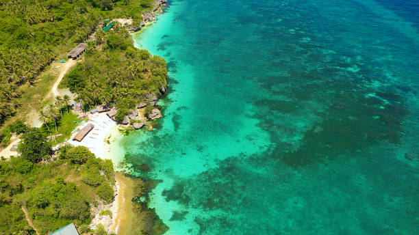 istock Coast with a beach and blue sea. Anda Bohol, Philippines 1280961029