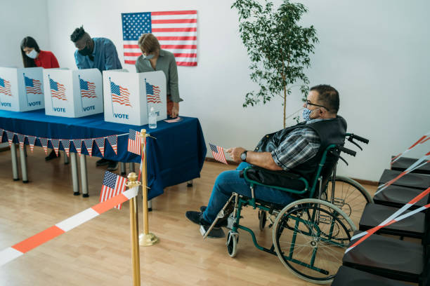 istock Voting in time of pandemic 1280973833
