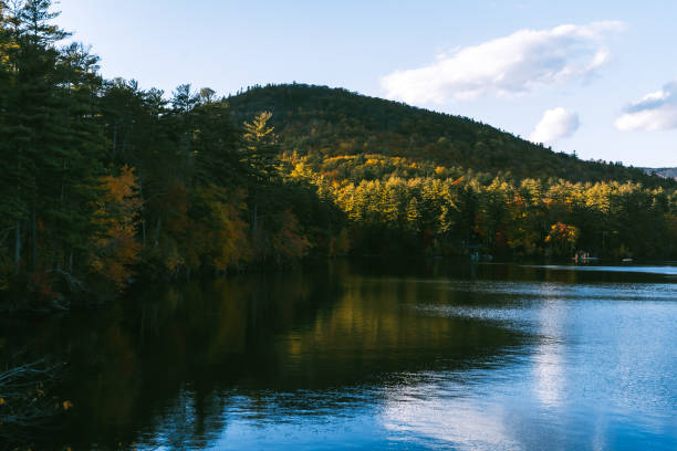istock Drone aerial mountain squam lake 1280974910