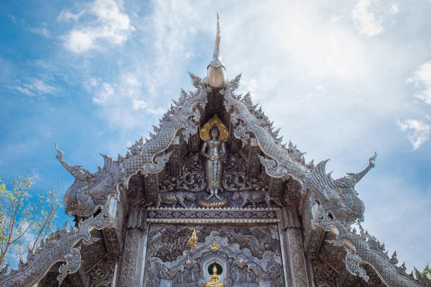 istock Silver shrine in Wat Srisuphan , Chiang Mai , Thailand 1280983362