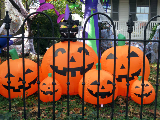 istock Orange Halloween Pumpkins 1280987871