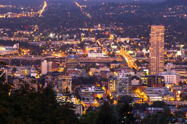 istock Downtown Portland at Night 1281010446