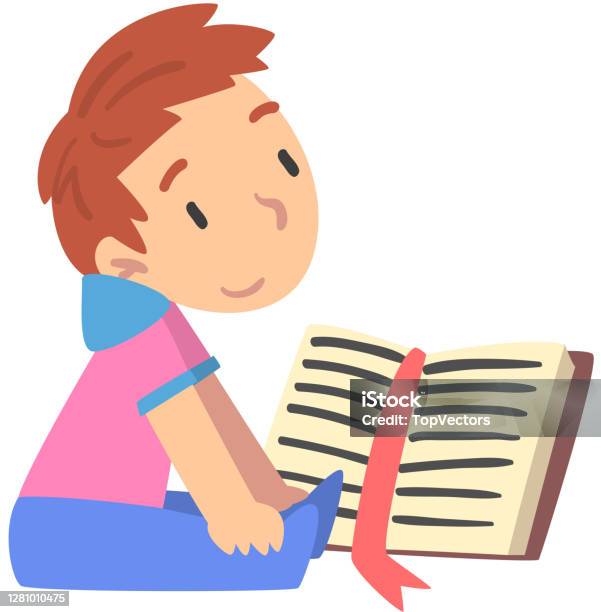Happy Smiling Boy Reading Book Young Fan Of Literature Fairy Tales Stories  Discoveries Cartoon Style Vector Illustration Hình minh họa Sẵn có - Tải  xuống Hình ảnh Ngay bây giờ - iStock