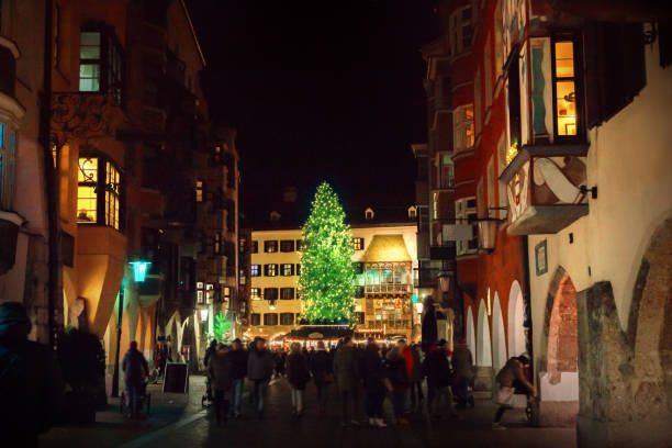 istock Christmas tree in Innsbruck, Austria 1281011960