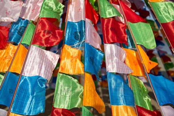 istock Tibet Buddhism prayer flags 1281012179