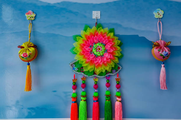 istock Ethnic Embroidery In Qinghai In China 1281012631