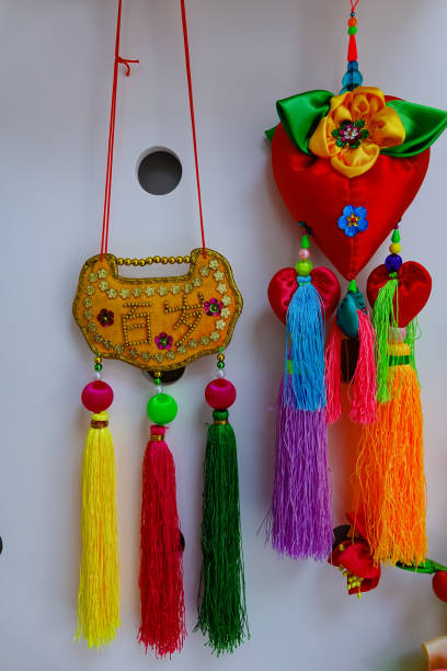 istock Ethnic Embroidery In Qinghai In China 1281013698