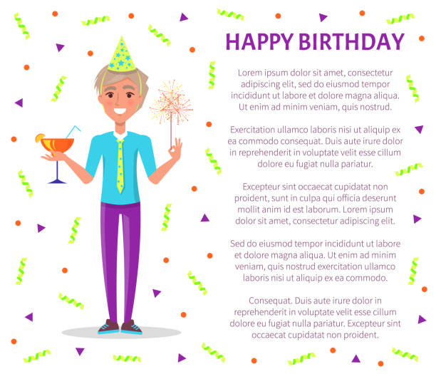 Funny Drunk Birthday Illustrations, Royalty-Free Vector Graphics & Clip Art  - iStock