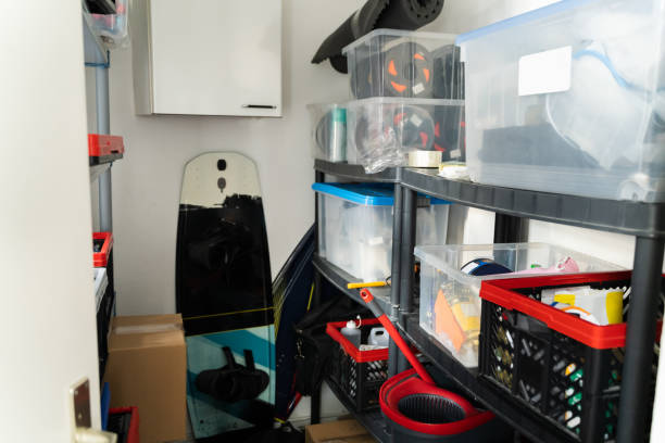 istock Messy Home Closet With Junk 1281015050