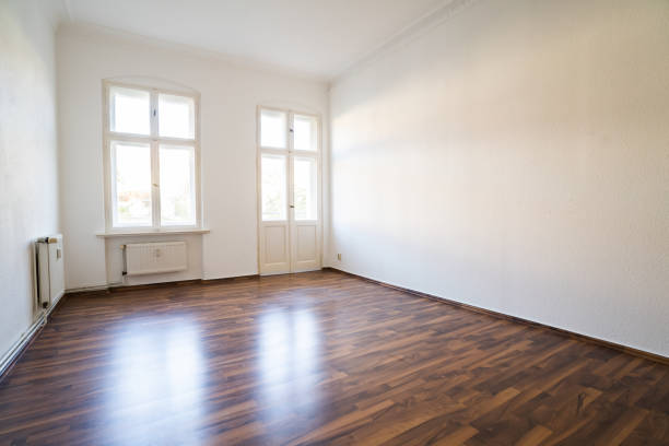 istock Classic Residential Appartment Room Wall And Window 1281015714