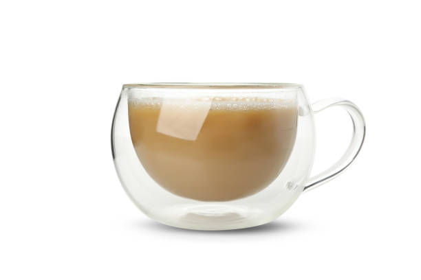 istock Cup of coffee isolated on white background 1281017168