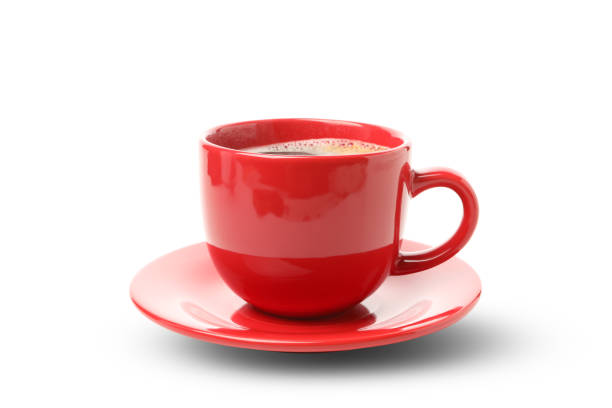 Cup of coffee isolated on white background