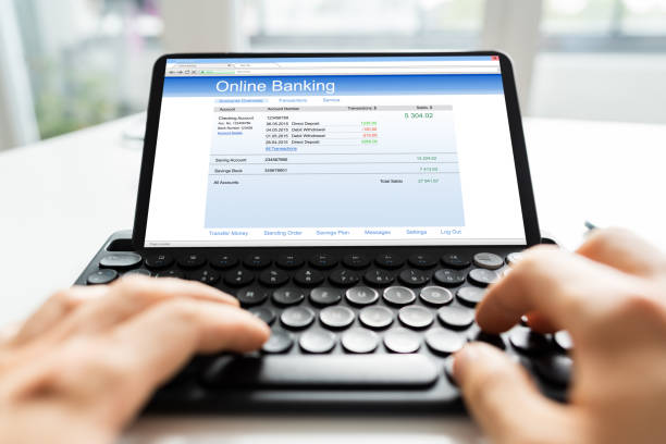 istock Online Bank Payment And Transfer 1281018090