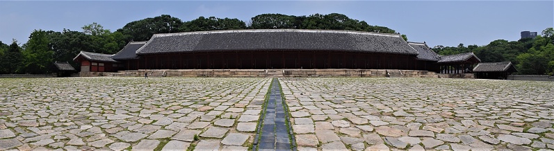 Jeongjeon Hall of Jongmyo Shrine in Seoul, Korea