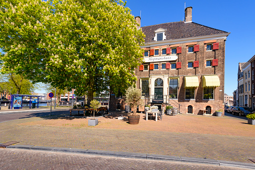 Hopmanshuis 17th century warehouse in the city of Zwolle, now housing a restaurant and offices.