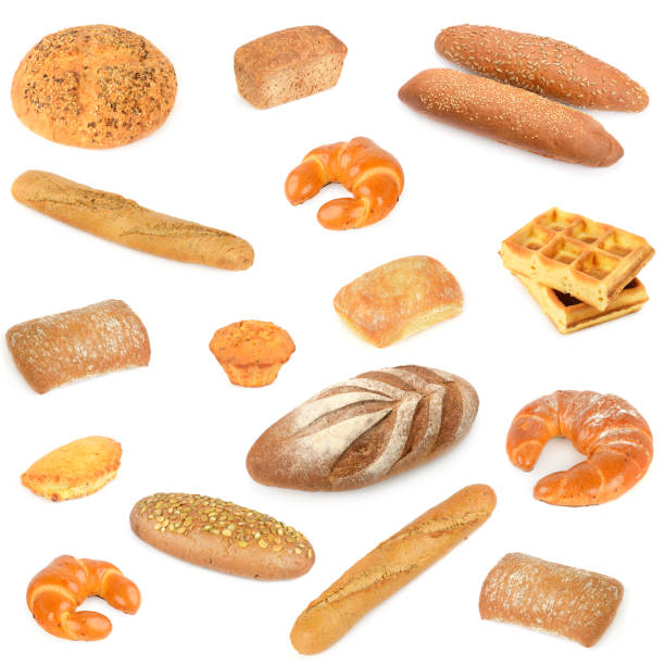 istock Diverse set fresh and healthy bread products 1281057259