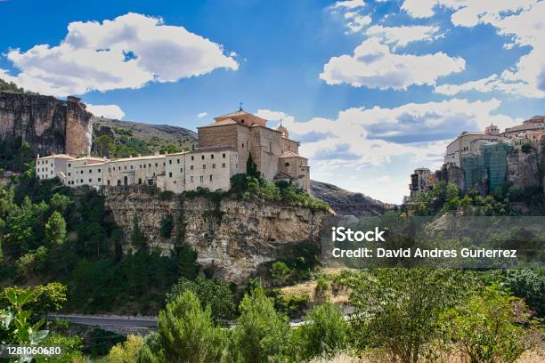 Remote View National Tourism Parador In Cuenca Spain Stock Photo - Download Image Now