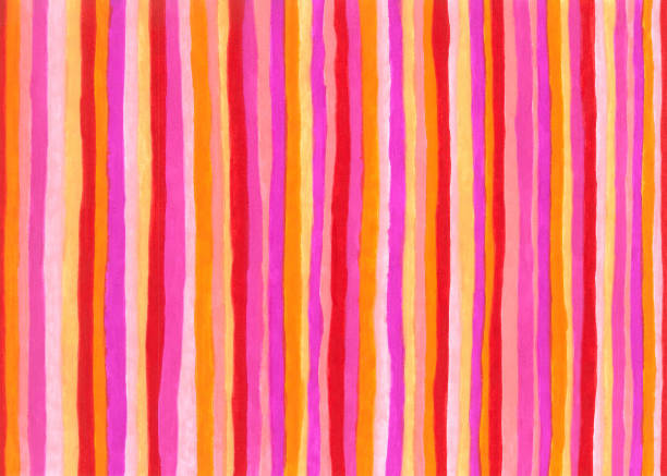 heiße farben gestreiften hintergrund - red backgrounds watercolor painting striped stock-grafiken, -clipart, -cartoons und -symbole