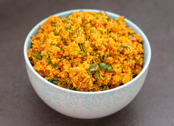 istock Traditional delicious Turkish foods: bulgur salad (kisir) 1281063991