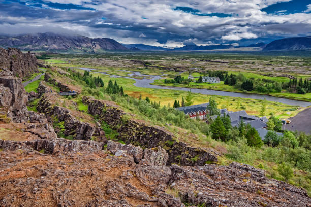 istock Thingvellir Golden circle National Monument in Iceland 1281079096
